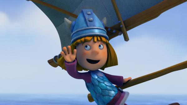 Bild 1 von 7: Wickie, der rasende Windsurfer!