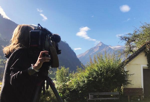 Bild 1 von 4: Im Bild: Drehabreiten Blick aufs Kitzsteinhorn.