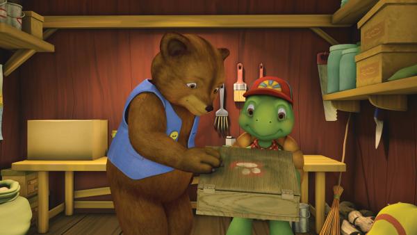 Bild 1 von 4: Franklin und Bär finden einen Schatz!