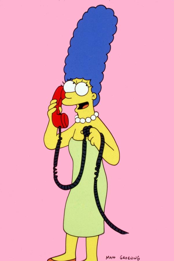 Bild 1 von 4: (13. Staffel) - Die liebevolle Mutter Marge Simpson hängt mal wieder an der Strippe.