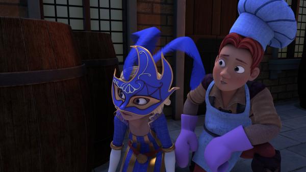 Bild 1 von 1: Bianca und Lollo folgen den Piraten.