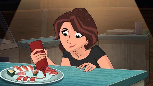 Bild 1 von 3: Als Tante Cass zufällig in einen Untergrund-Kochwettkampf gerät, hat sie dort solchen Erfolg, dass sie süchtig danach wird.