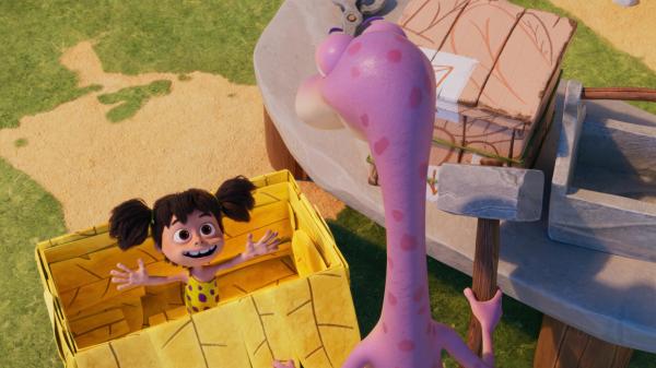 Bild 1 von 3: Lucy (l.) ist sich sicher: In ihrer Kiste ist auch Platz für zwei!© ZDF/M.A.R.K.13/TRIKK17/Fabrique d'image - Honorarfreie Verwendung gemäß AGB im redaktionellen Zusammenhang mit genannter Sendung bei Nennung \