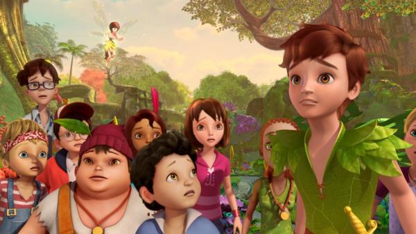 Bild 1 von 4: Peter Pan und die Verlorenen Kinder haben Angst.