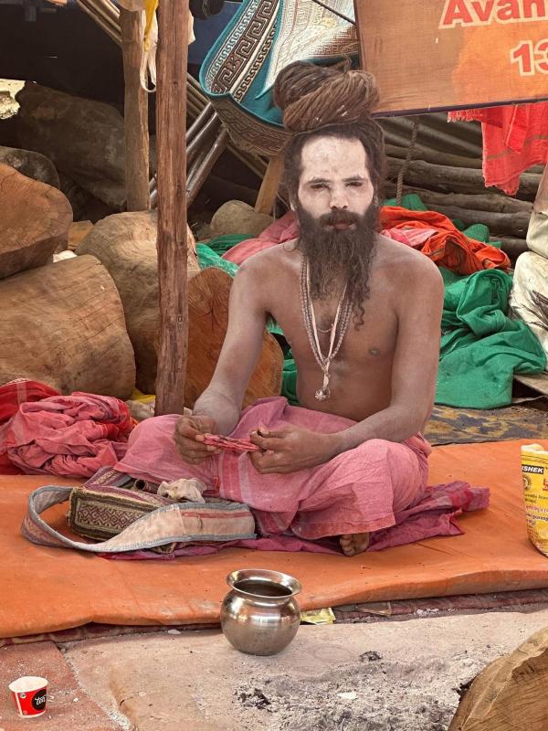 Bild 1 von 11: Im Bild: Sadhu, ein heiliger Asket.