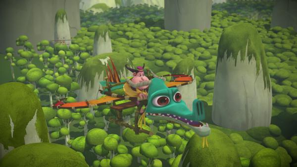 Bild 1 von 7: Tiki Pu liegt beim Wettflug noch vorn und ist siegessicher.