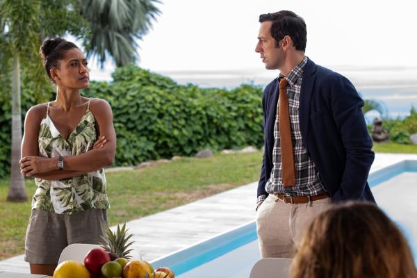 Bild 1 von 3: DS Cassell (Joséphine Jobert) und DI Neville Parker (Ralf Little) werden zum Tatort eines Mordes gerufen. Doch als sie ankommen, müssen sie eine unfassbare Entdeckung machen: die Leiche hat sich in Luft aufgelöst.