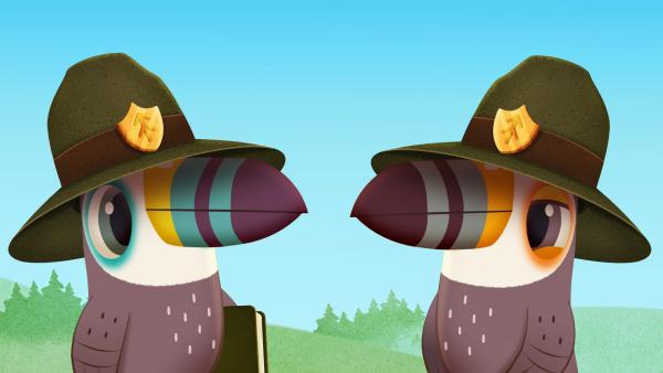 Bild 1 von 1: Bud und Luis tragen \