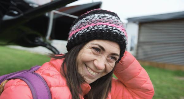 Bild 1 von 4: Die ehemalige Fallschirmspringerin Sandra Lanfranco.