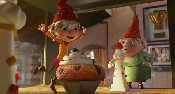 Bild 1 von 11: Heinzelmädchen Helvi und ihr bester Kumpel Butz sind begeistert von den Leckereien, die sie in der Backstube von Theos Konditorei entdeckt haben.