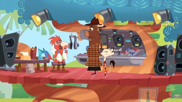 Bild 1 von 7: Der Papagei ist verschnupft - er kann die Tat nicht begangen haben.