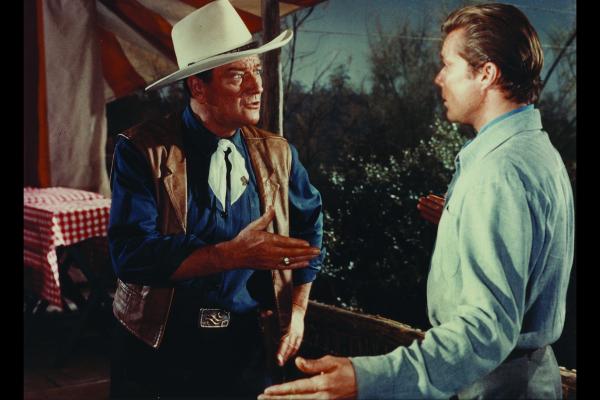 Bild 1 von 2: John Wayne als Zirkusdirektor Matt Masters