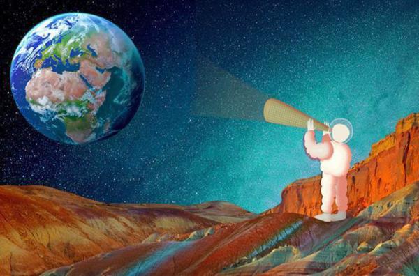 Bild 1 von 2: Gibt es eine zweite Erde? Mit vielfältigen Methoden untersucht die Astronomie Exoplaneten in fernen Sternensystemen auf ihre Eignung für menschliches Leben.