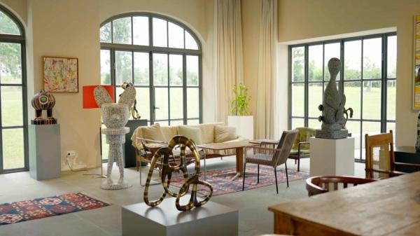 Bild 1 von 10: Im Bild: Wohnzimmer Gut Panzing.