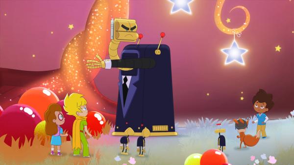 Bild 1 von 1: Der Geschäftsmann hat seine eigenen Pläne mit dem Baum.© WDR/2024 Method Animation - Honorarfreie Verwendung gemäß AGB im engen inhaltlichen redaktionellen Zusammenhang mit genannter Sendung bei Nennung \