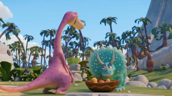 Bild 1 von 3: Die Übernachtungsgästin Topsi (r.) ist noch etwas zögerlich beim Essen.