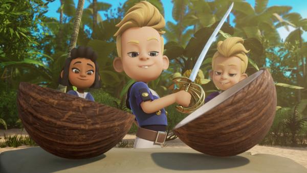 Bild 1 von 3: Gustav von den Mantas erledigt die Aufgabe \