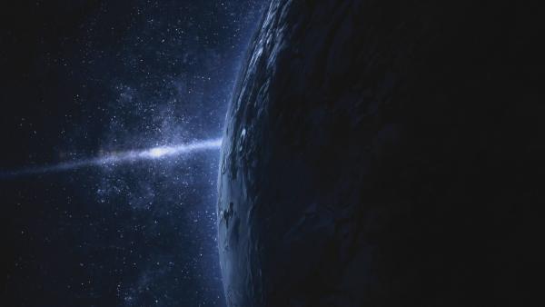 Bild 1 von 3: Am Rand unseres Sonnensystems zieht möglicherweise ein riesiger Planet seine Bahnen.