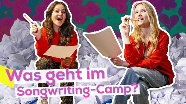 Bild 1 von 1: Sarah besucht Esther Graf im Songwriting-Camp.