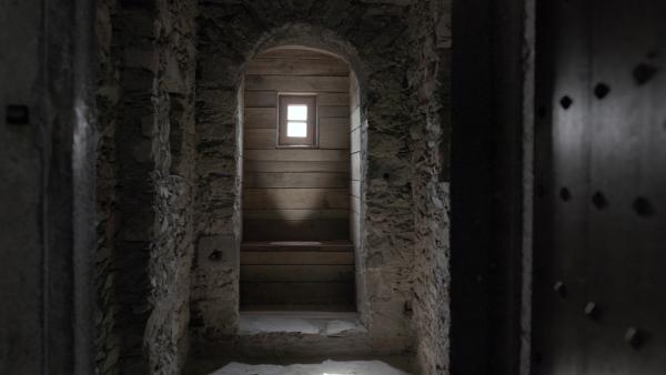 Bild 1 von 9: Privatsphäre Fehlanzeige. Dieser Abort am Rittersaal der Marksburg hatte damals noch keine Tür. So konnten Besprechungen unproblematisch fortgeführt werden.