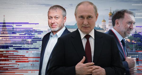 Bild 1 von 7: Mit Putins Krieg in der Ukraine ändert sich die Rolle von Russlands Superreichen. Die sogenannten Oligarchen sind in der Zwickmühle zwischen westlichem Lebensstil und russischem Patriotismus.