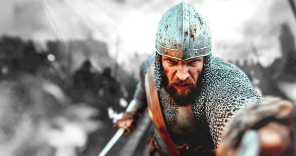 Bild 1 von 3: Nach dem Tod des angelsächsischen Königs Edward im Jahr 1066 erheben mehrere Adlige Anspruch auf die Krone. Die Entscheidung um den englischen Thron fällt in der Schlacht bei Hastings.