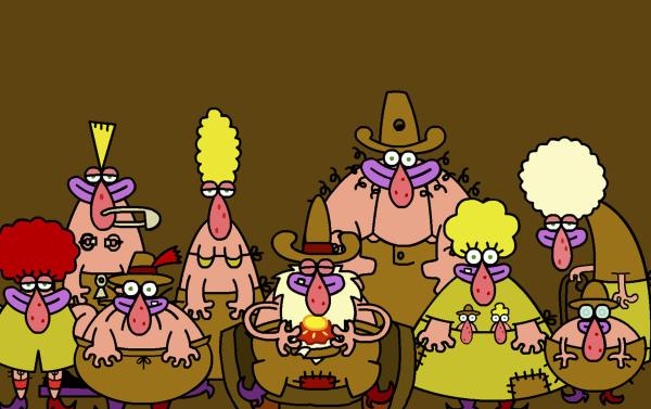 Bild 1 von 2: Auch die nette Familie liebt Erdbeermarmeladenbrote mit Honig.