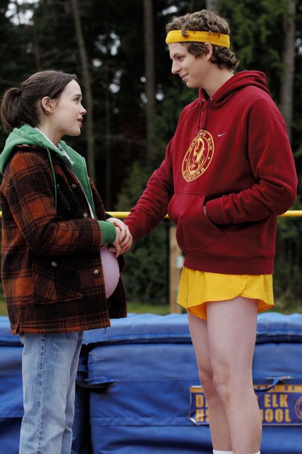 Bild 1 von 4: Juno MacGuff (Elliot Page, l.); Paulie Bleeker (Michael Cera, r.)