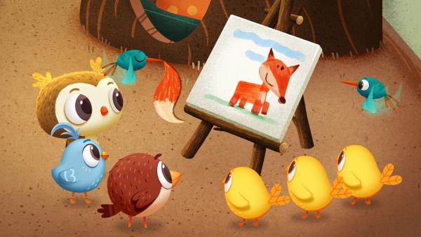 Bild 1 von 1: Um wach zu bleiben, spielen die Freunde ein Spiel.