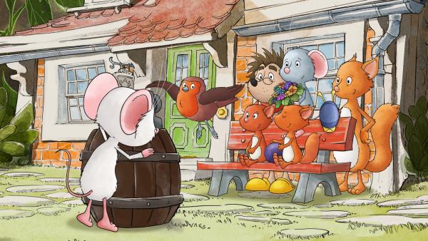 Bild 1 von 2: Tilda möchte ein schönes Gruppenbild machen, aber das ist gar nicht so leicht!