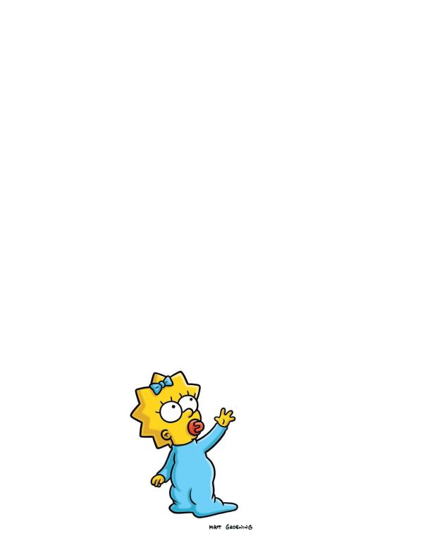 Bild 1 von 35: (24. Staffel) - Das Nesthäkchen der Simpsons: die kleine Maggie.
