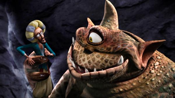 Bild 1 von 6: Für den Riesen ist Sindbad nichts anderes als \