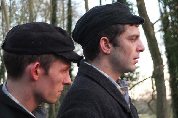 Bild 1 von 4: Rudolf Vrba (David Moorst, l.) und Alfred Wetzler (Michael Fox, r.).