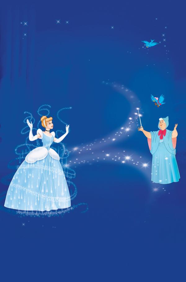 Bild 1 von 28: Das liebenswürdige Mädchen Cinderella träumt von ihrem Märchenprinzen. Doch viel Zeit dazu hat sie nicht, da sie ihrer Stiefmutter und deren boshaften Töchtern als Magd dienen muss. Ihr größter Traum ist es, mit zum Ball des Prinzen gehen zu dürfen. Da kommen ihr die lustigen Mäuse Jacques und Karli zu Hilfe - und mit einer großen Portion Bibbidi-bobbidi-boo-Zauber der guten Fee versuchen sie, Cinderellas größten Herzenswunsch wahr werden zu lassen.