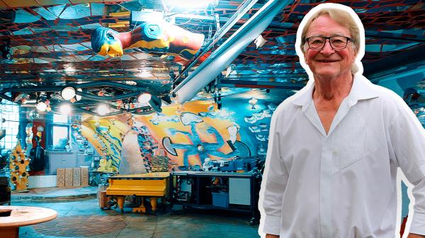 Bild 1 von 4: In Hermanns altem Bauernhaus erfüllte er sich einen Traum: Ein Zuhause mit jeder Menge Platz, um seine kreativen Visionen umzusetzen.