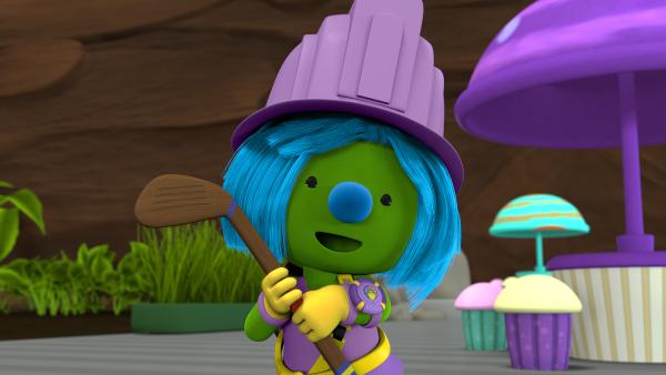 Bild 1 von 4: Das Tüftlerball-Spiel macht Daisy sichtlich Spaß.