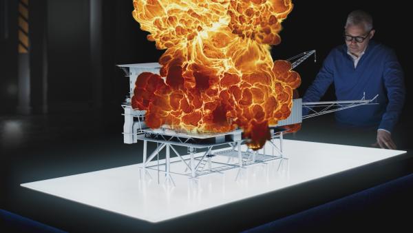 Bild 1 von 2: Feuerhölle Piper Alpha - 167 Tote bei der schlimmsten Katastrophe der Ölindustrie.