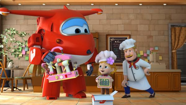 Bild 1 von 5: Martine hat eine Tortendekorationsmaschine bestellt.