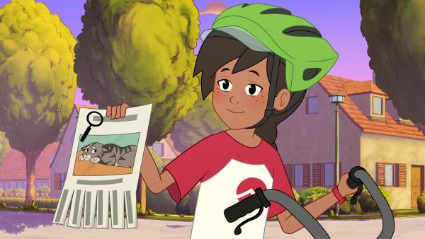 Bild 1 von 6: Josefine hat eine Katze vor der Tierarztpraxis ihrer Mutter gefunden und will herausfinden, wer ihr Besitzer ist.