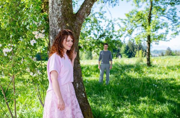 Bild 1 von 32: Im Bild: Johanna Graen (Fanny Schätzl), Anthony Paul (Kilian Rudloff).