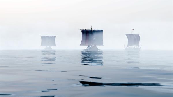 Bild 1 von 12: Drachenboote aus Norwegen, Dänemark und der deutschen Nordseeküste erobern den Nordseeraum.
