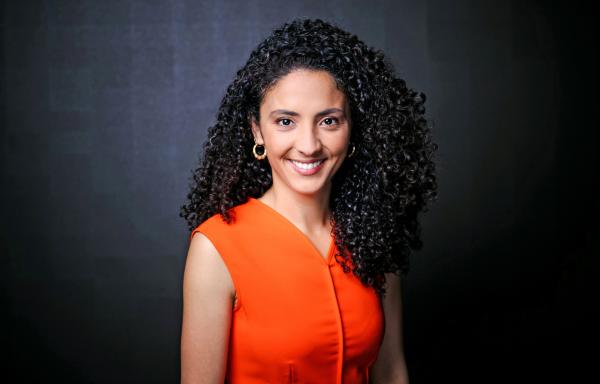 Bild 1 von 1: Moderatorin Siham El-Maimouni.