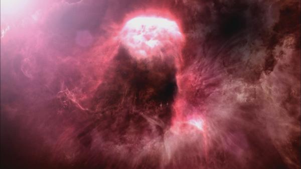 Bild 1 von 3: Ein Großteil des Universums besteht aus einer unbestimmten Substanz, die Forscher Dunkle Materie nennen.