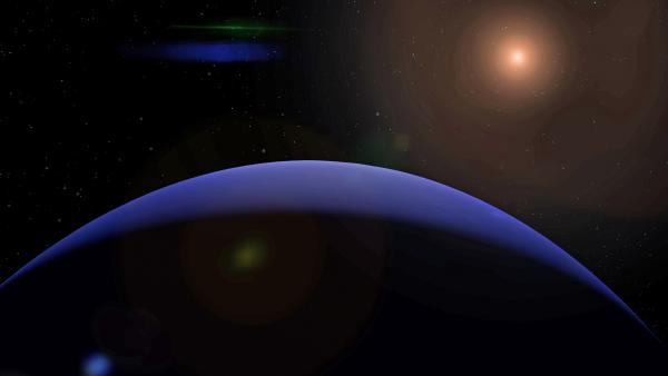 Bild 1 von 3: Auf dem Saturn tobt ein Sturm, dessen Auge sich über mehr als 2.000 Kilometer erstreckt.
