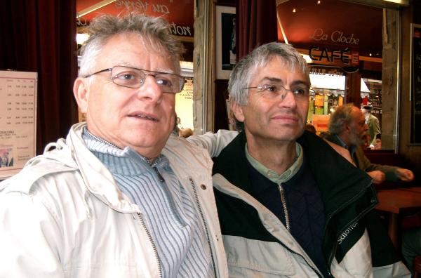 Bild 1 von 3: Die Brüder Francis Boulouart und Rudi Knöri