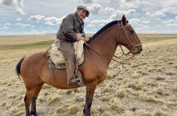 Bild 1 von 3: Gaucho Miguel Burgos arbeitet auf den Ländereien eines historischen Zentrums der Schafzucht ? hier gehen Tradition und Alltag Hand in Hand.