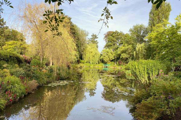 Bild 1 von 4: Nach dem Tod seiner Frau diente Claude Monet vor allem der Teich in seinem Garten als Motiv. Noch heute zählen seine Seerosenbilder zu den bekanntesten Werken der Kunstgeschichte.
