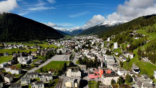 Bild 1 von 1: Im Bild: Davos ist die höchstgelegenste Stadt Europas.