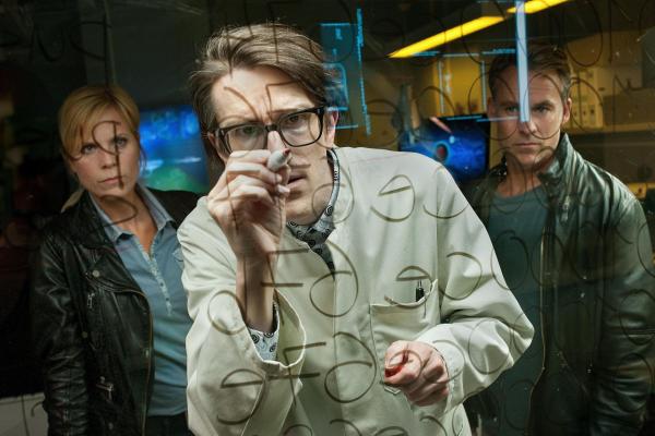Bild 1 von 5: (v.l.n.r.) Ina Zimmermann (Melanie Marschke); Lorenz Rettig (Daniel Steiner); Jan Maybach (Marco Girnth)