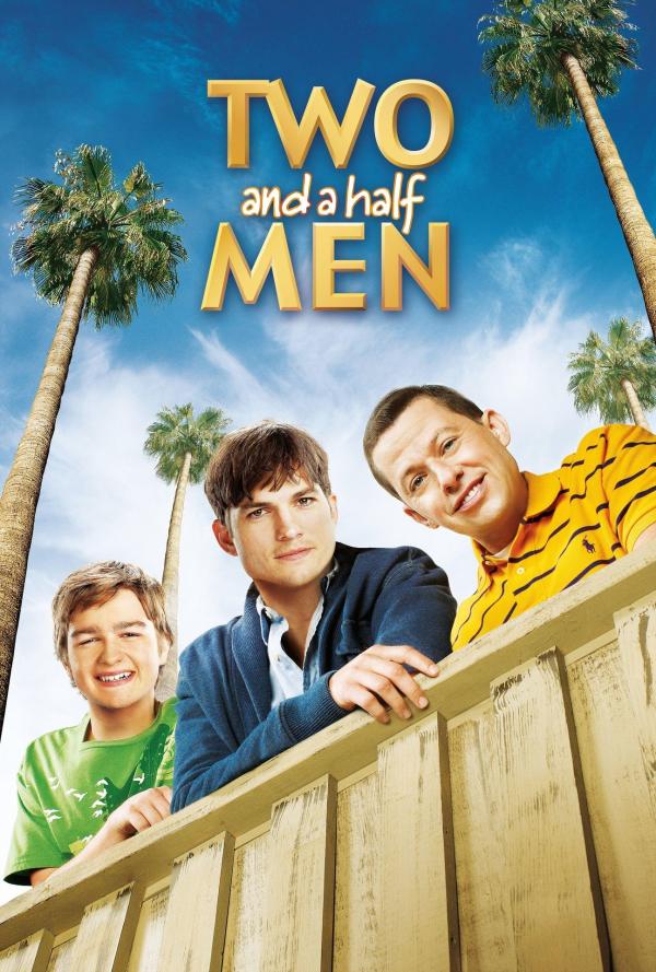 Bild 1 von 28: (11. Staffel) - Two and a Half Men: Walden Schmidt (Ashton Kutcher, M.), Alan (Jon Cryer, r.) und Jake Harper (August T. Jones, l.) ...